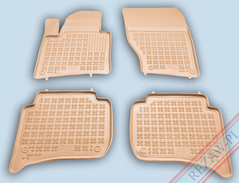 Covorașe din cauciuc Rezaw-Plast pentru VW Touareg II (2010-2018) - bej