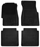 Covorașe de cauciuc Gumarny Zubri pentru Honda Civic (1995-2001) - 4 părți, negru