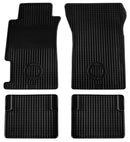 Covorașe din cauciuc Gumarny Zubri pentru Honda Accord (1996-2002) - 4 părți, negru