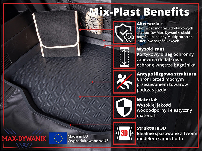 Șină pentru raft Mix-Plast pentru Daewoo Tacuma minivan (2001-2009)