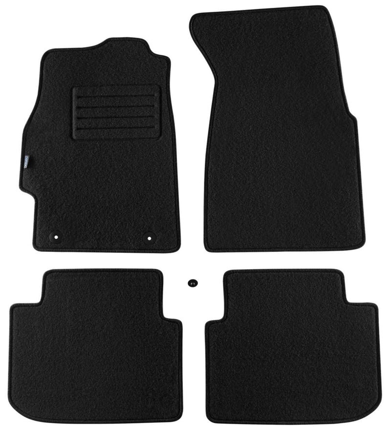 Covorașe Petex pentru Honda Civic (1999-2001), 3 uși - 4 părți, negru, Rex