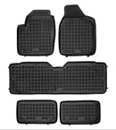 Covorașe din cauciuc Rezaw-Plast pentru VW Sharan (1996-2010) 7 locuri tip bazin