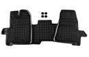 Covor de cauciuc Rezaw-Plast pentru Ford Tourneo Custom (2013-2018) - 1 parte, negru 3 locuri
