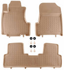 Covorașe din cauciuc Rezaw-Plast pentru Honda CR-V (2007-2012) bej tip bazin