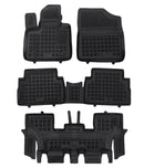 Covorașe din cauciuc Rezaw-Plast pentru Hyundai Santa Fe Hybrid 7 locuri (2020+) tip bazin