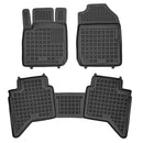 Covorașe din cauciuc Rezaw-Plast pentru Isuzu D-Max (2020+) cabină dublă