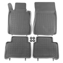 Covorașe din cauciuc Rezaw-Plast pentru Mercedes E-Class W211 (2002-2009) Gri - tip bazin