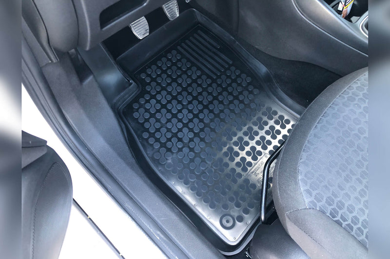 Covorașe din cauciuc Rezaw-Plast pentru Opel Corsa D (2006-2014) tip bazin