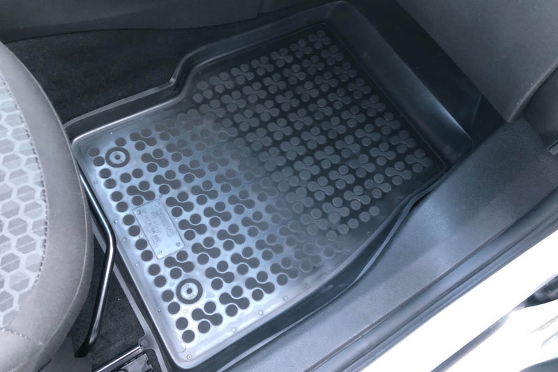Covorașe din cauciuc Rezaw-Plast pentru Opel Corsa D (2006-2014) tip bazin