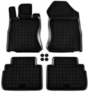 Covorașe din cauciuc Rezaw-Plast pentru Subaru Forester (2018+), 4 bucăți, negru