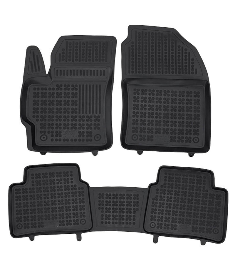Covorașe din cauciuc Rezaw-Plast pentru Toyota Corolla sedan/combi HEV (2024+) tip bazin