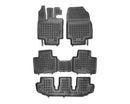 Covorașe din cauciuc Rezaw-Plast pentru Toyota Highlander XU70 (2019+) 7 locuri tip bazin