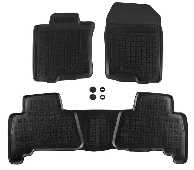 Covorașe din cauciuc Rezaw-Plast pentru Toyota Land Cruiser J150 (2009-2023) tip bazin