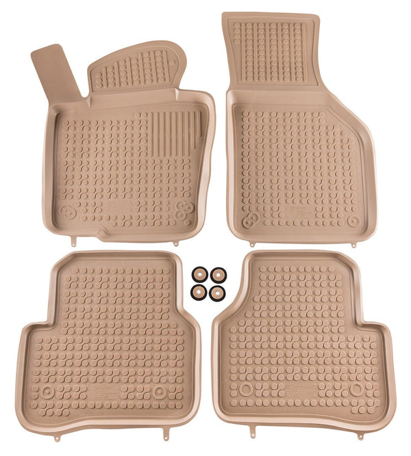 Covorașe din cauciuc Rezaw-Plast pentru VW TIGUAN (2007-2016) - bej