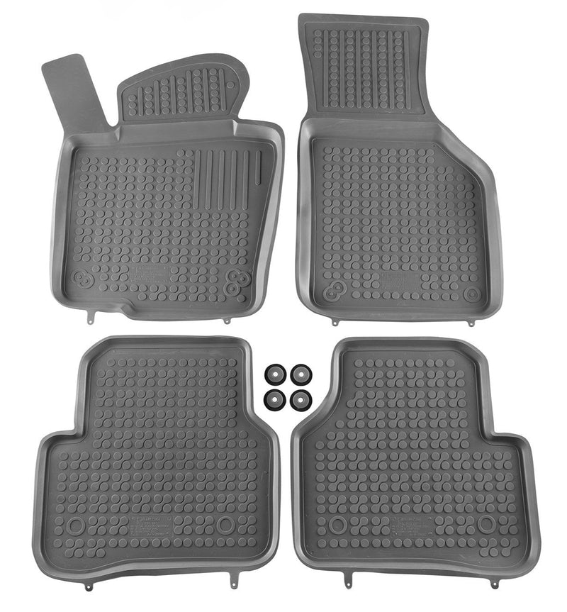 Covorașe din cauciuc Rezaw-Plast pentru VW Tiguan (2007-2016) - gri