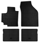Covorașe din cauciuc Rigum pentru Suzuki Celerio (2015+) - 4 bucăți, negru