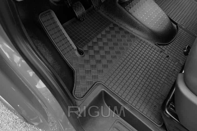 Covorașe din cauciuc Rigum pentru VW T5/T6 (2003-2019), 3 locuri