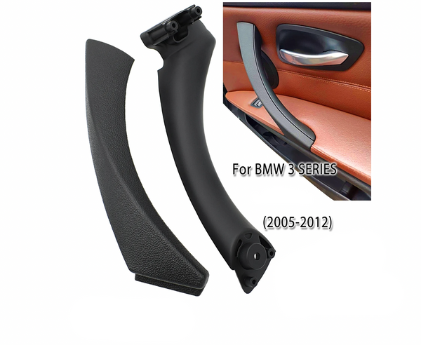 Mâner interior ușă pentru BMW E90/E91/E92 (2005-2012) - dreapta, negru