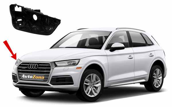 Cazul Gum din spatele farurilor cu LED Audi Q5 (2018-2020)