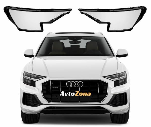 Lentilele farurilor de la Audi Q8 (2021+)