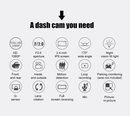 Înregistrator video cu 3 camere FULL HD - Triplă protecție și securitate pentru mașina dvs.