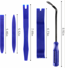 Set de unelte pentru îndepărtarea clemelor/pielițelor din 6 piese