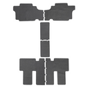 Covorașe din cauciuc Rigum pentru Hyundai Staria (2022+) al doilea + al treilea rând 7 locuri