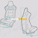 Спортни седалки SPARCO – Кожа черно и червено 2бр. в к-т - Avtozona