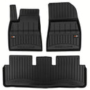 3D Rubber Insoles Frogum pentru Tesla Model 3 (2023+) - 3 bucăți tip bazin