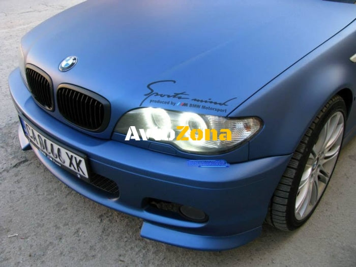 Ангелски Очи Диодни за BMW E46 купе (2003 + ) с 60 диода - Бял цвят - Avtozona