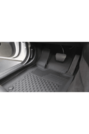 3D Гумени стелки Sahler за BMW 5 Series F10 (2013–2016), 5 части, черни