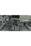 3D Гумени стелки Sahler за BMW 5 Series G30 (2018+), 5 части, черни