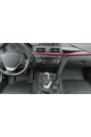 3D Гумени стелки Sahler за BMW 4 Series F32 Coupe (2013+), 5 части, черни