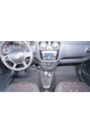 3D Гумени стелки Sahler за Dacia Lodgy Van (2012+), 5 части, черни