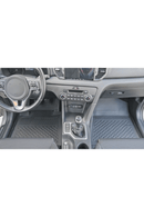 3D Гумени стелки Sahler за Kia Sportage (2016–2021), 5 части, черни