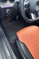 3D Гумени стелки Sahler за Mercedes-Benz C-Class W206 (2022+), 5 части, черни