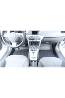 3D Гумени стелки Sahler за Opel Astra G Sedan/Hatchback/Combi (1998–2004), 5 части, черни