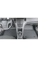 3D Гумени стелки Sahler за Opel Astra J Hatchback (2010–2015), 5 части, черни