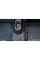 3D Гумени стелки Sahler за Opel Corsa E (2015–2019), 5 части, черни