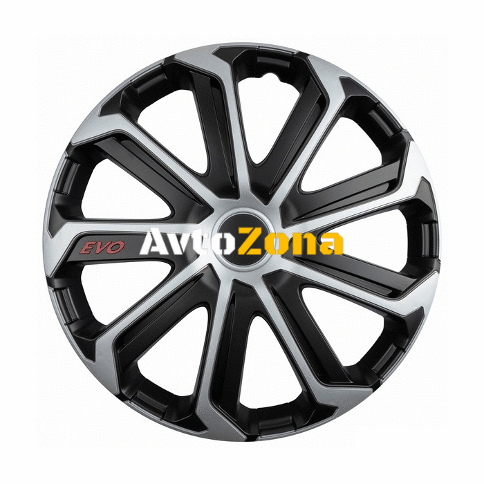 15’’ Тасове за джанти Versaco Evo Black/Silver - 4бр. в к-т - Avtozona