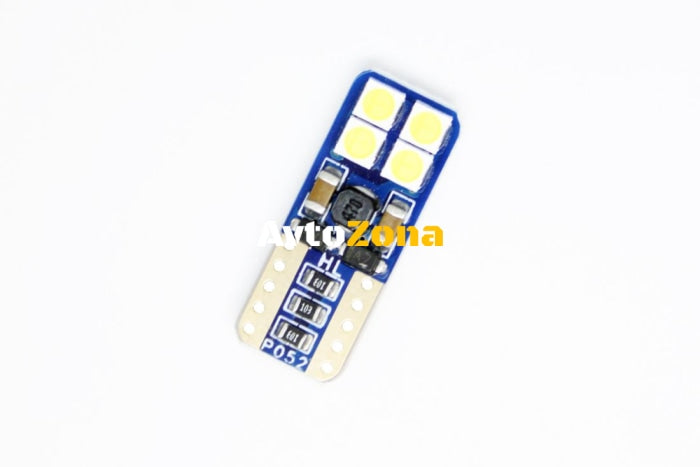 Диодна крушка Т10 с 8 smd 3030 12-30V - Canbus - Avtozona