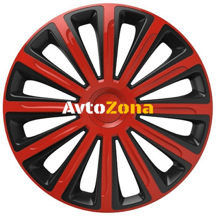 ТАСОВЕ ЗА ДЖАНТИ 15’’ VERSACO TREND RED / BLACK - 4бр. в к-т - Avtozona