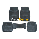 Универсални гумени стелки - черни - Avtozona