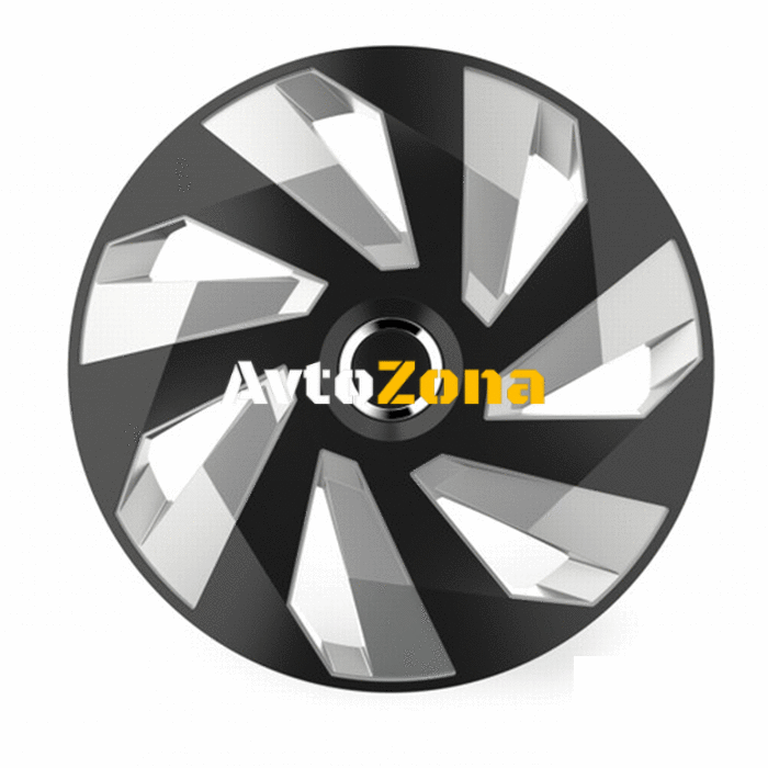 15’’ Тасове за джанти Versaco Vector RC Black/Silver - 4бр. в к-т - Avtozona