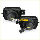 Кристални халогени с лупа BMW E34 (1989-1995) - хром - Avtozona