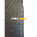 Шиещ се калъф за волан Boss – черен с червено размер M 38 см - Avtozona