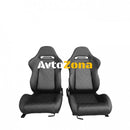Спортни седалки за МПС – Черни 2бр. в к-т - Avtozona