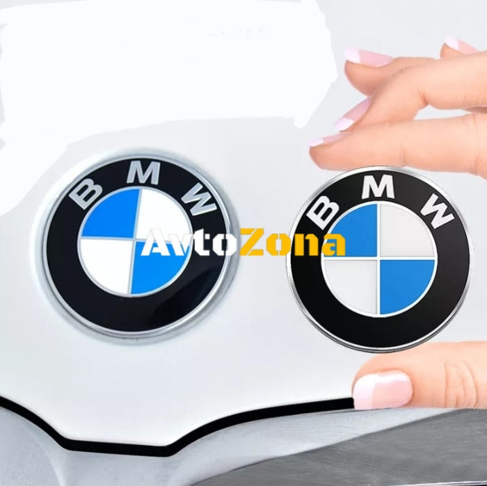 Емблема BMW / БМВ за преден капак 72mm / 74мм / 82мм - Avtozona