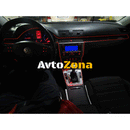 Интериорна LED лента 1 метър - червена - Avtozona