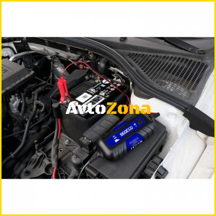 Зарядно за акумулатор Sparco - 1.2Amp 6V / 12V - Avtozona